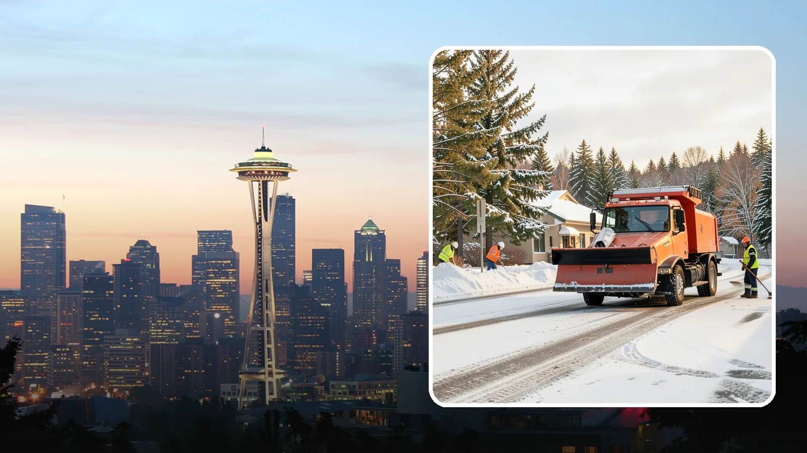 Retail Parking Lot Snow Removal in Seattle, King County, WA - Protect foot traffic and sales by keeping your retail parking lot cleared and safe through every Western Washington winter...