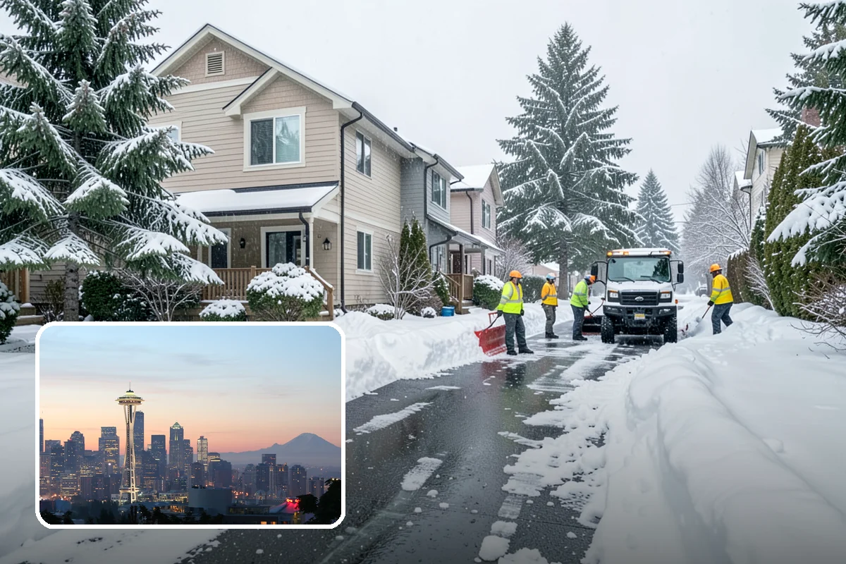 Retail Parking Lot Snow Removal in Seattle, King County, WA - Cleared lots that keep shoppers coming during storms