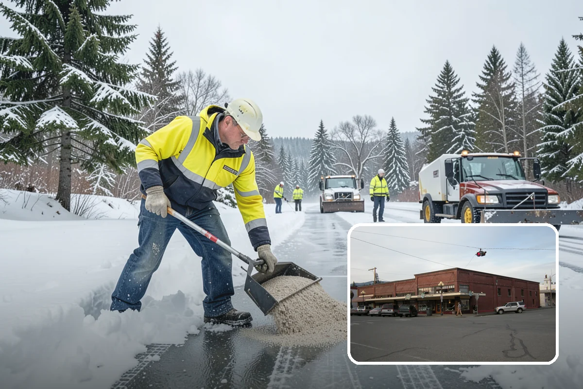 Retail Parking Lot Snow Removal in Sedro-Woolley, Skagit County, WA - Cleared lots that keep shoppers coming during storms