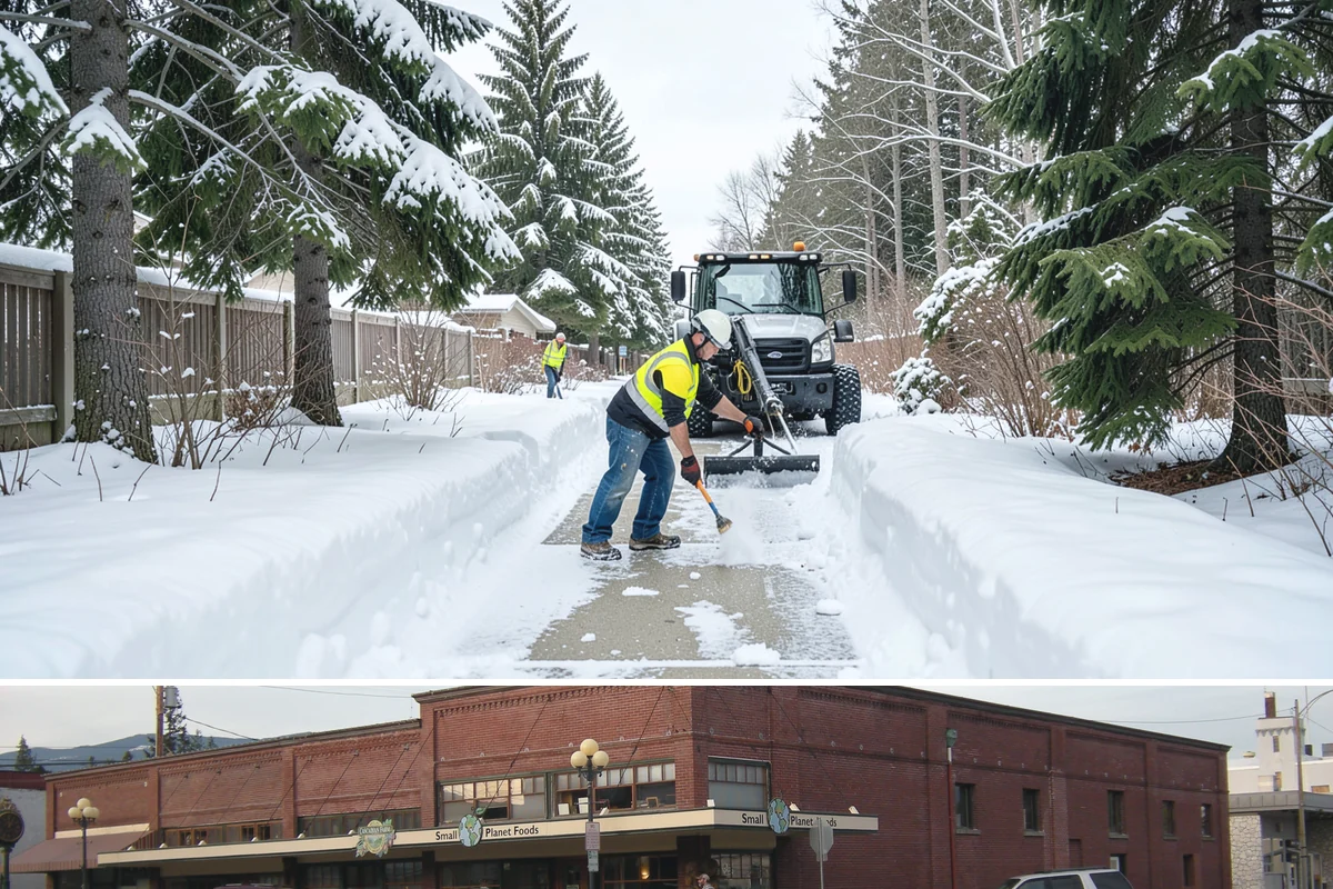 Retail Parking Lot Snow Removal in Sedro-Woolley, Skagit County, WA - Retail lots face the highest exposure during the December holiday shopping season when cold snaps collide with peak customer...