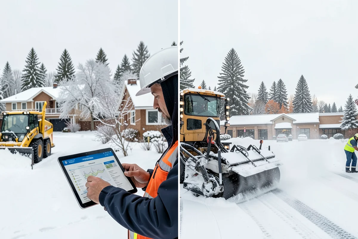 Retail Parking Lot Snow Removal in Shoreline, King County, WA - Review store hours, high-traffic zones, and cart return areas
