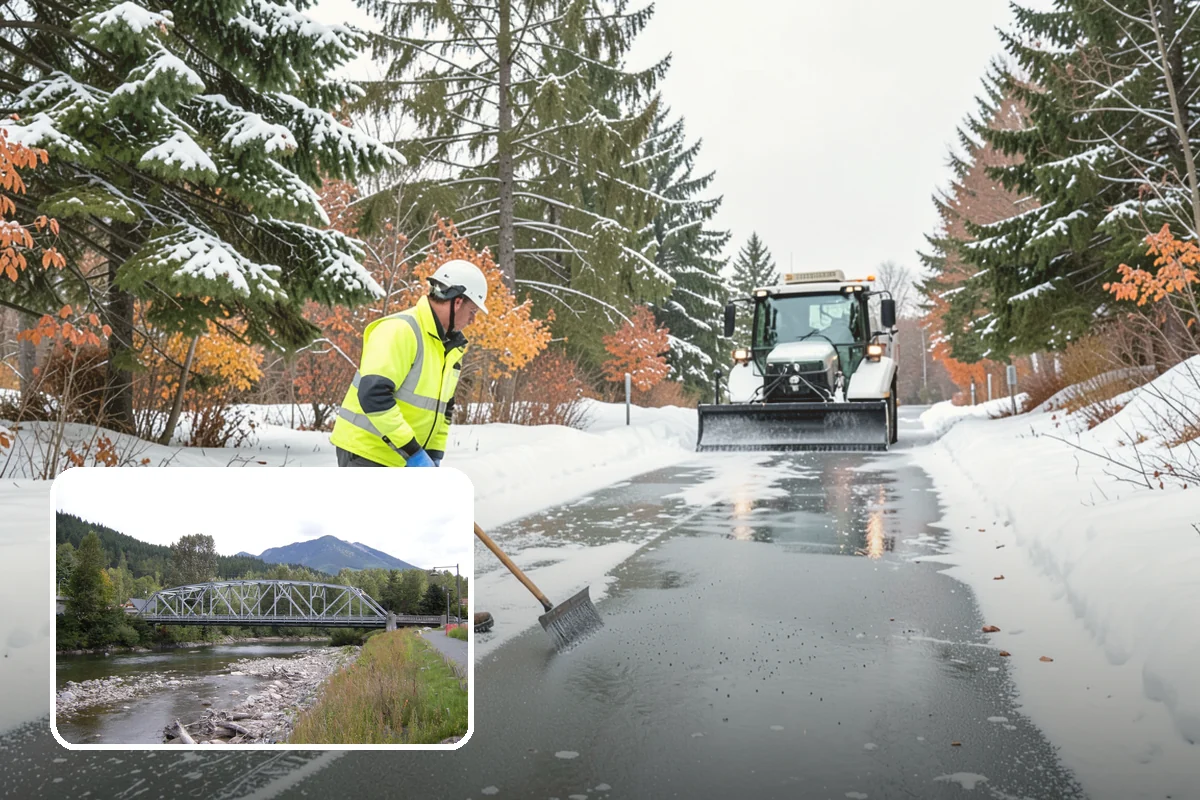 Retail Parking Lot Snow Removal in Skykomish, King County, WA - Cleared lots that keep shoppers coming during storms