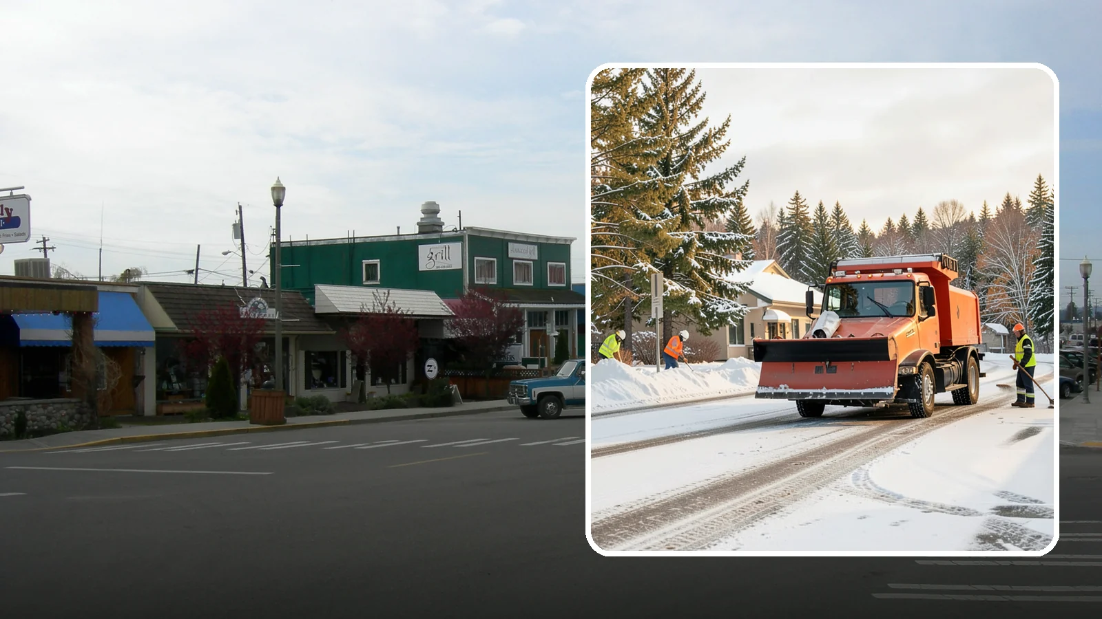 Retail Parking Lot Snow Removal in Stanwood, Snohomish County, WA - Protect foot traffic and sales by keeping your retail parking lot cleared and safe through every Western Washington winter...