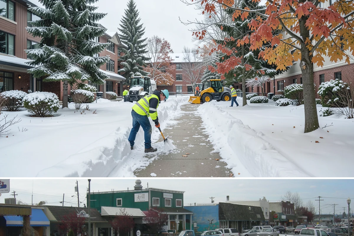 Retail Parking Lot Snow Removal in Stanwood, Snohomish County, WA - Retail lots face the highest exposure during the December holiday shopping season when cold snaps collide with peak customer...