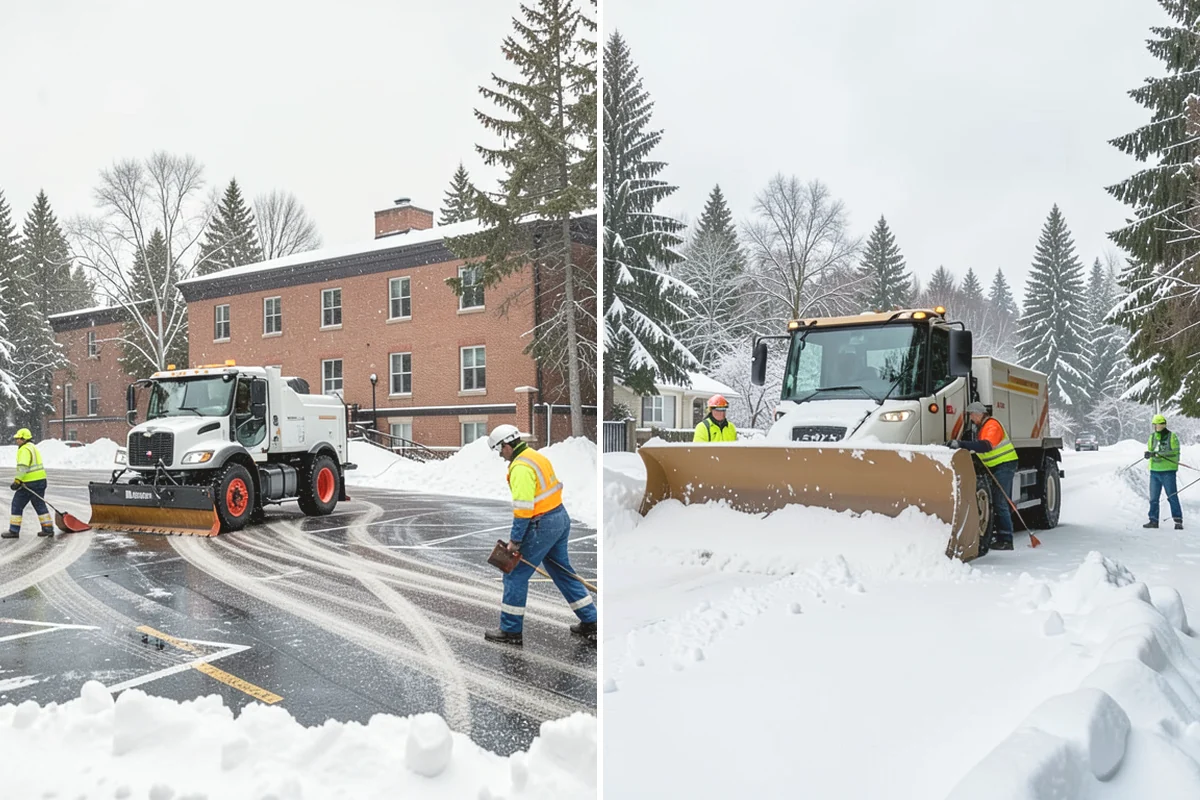 Retail Snow Hauling in Anacortes, Skagit County, WA - We identify piles blocking parking and storefront views