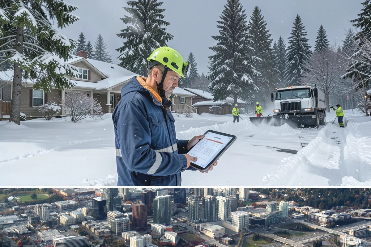 Retail Snow Hauling in Bellevue, King County, WA - Retail hauling is best done after accumulation builds or when repeated freezes turn storefront piles into lasting ice.