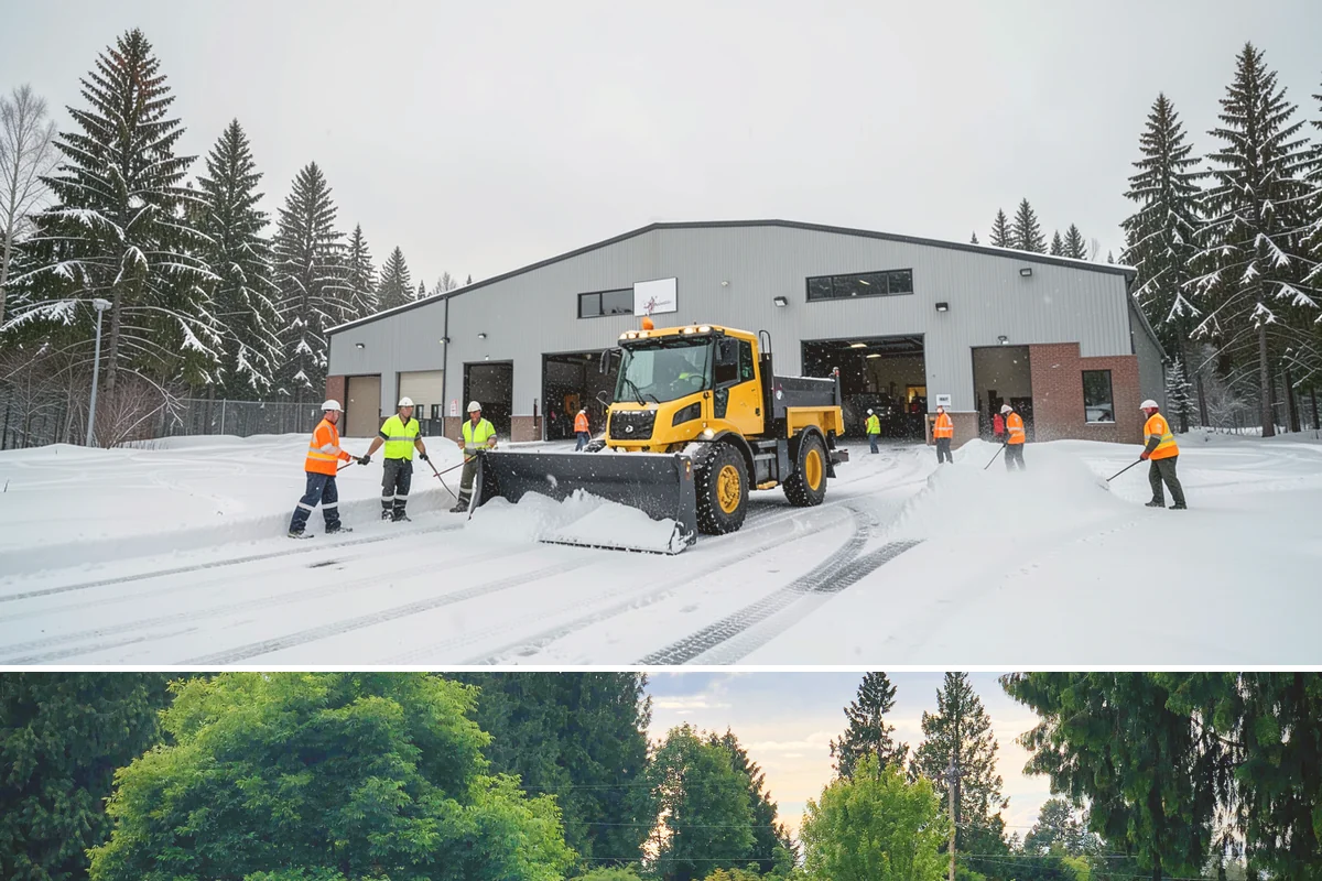 Retail Snow Hauling in Bonney Lake, Pierce County, WA - Retail hauling is best done after accumulation builds or when repeated freezes turn storefront piles into lasting ice.