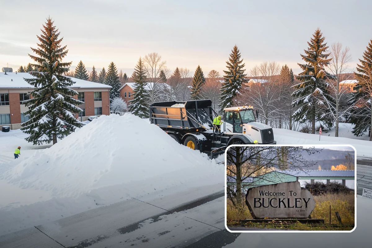 Retail Snow Hauling in Buckley, Pierce County, WA - Keeps storefronts visible and parking fully open