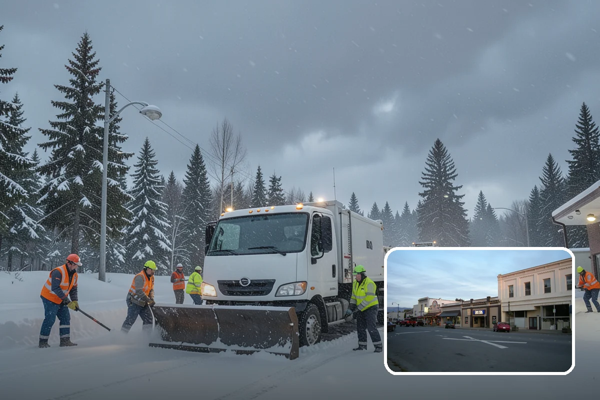Retail Snow Hauling in Burlington, Skagit County, WA - Keeps storefronts visible and parking fully open