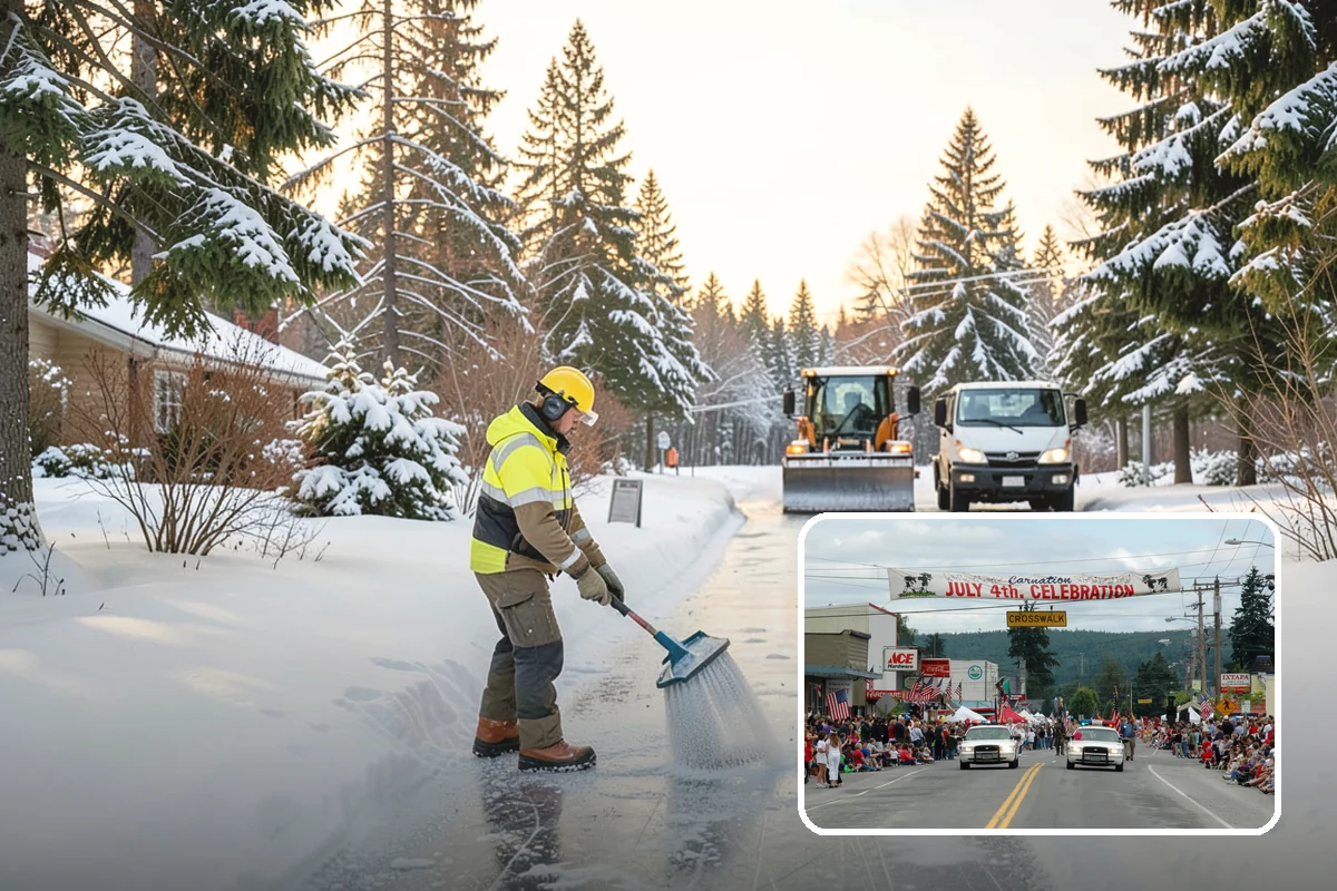 Retail Snow Hauling in Carnation, King County, WA - Keeps storefronts visible and parking fully open