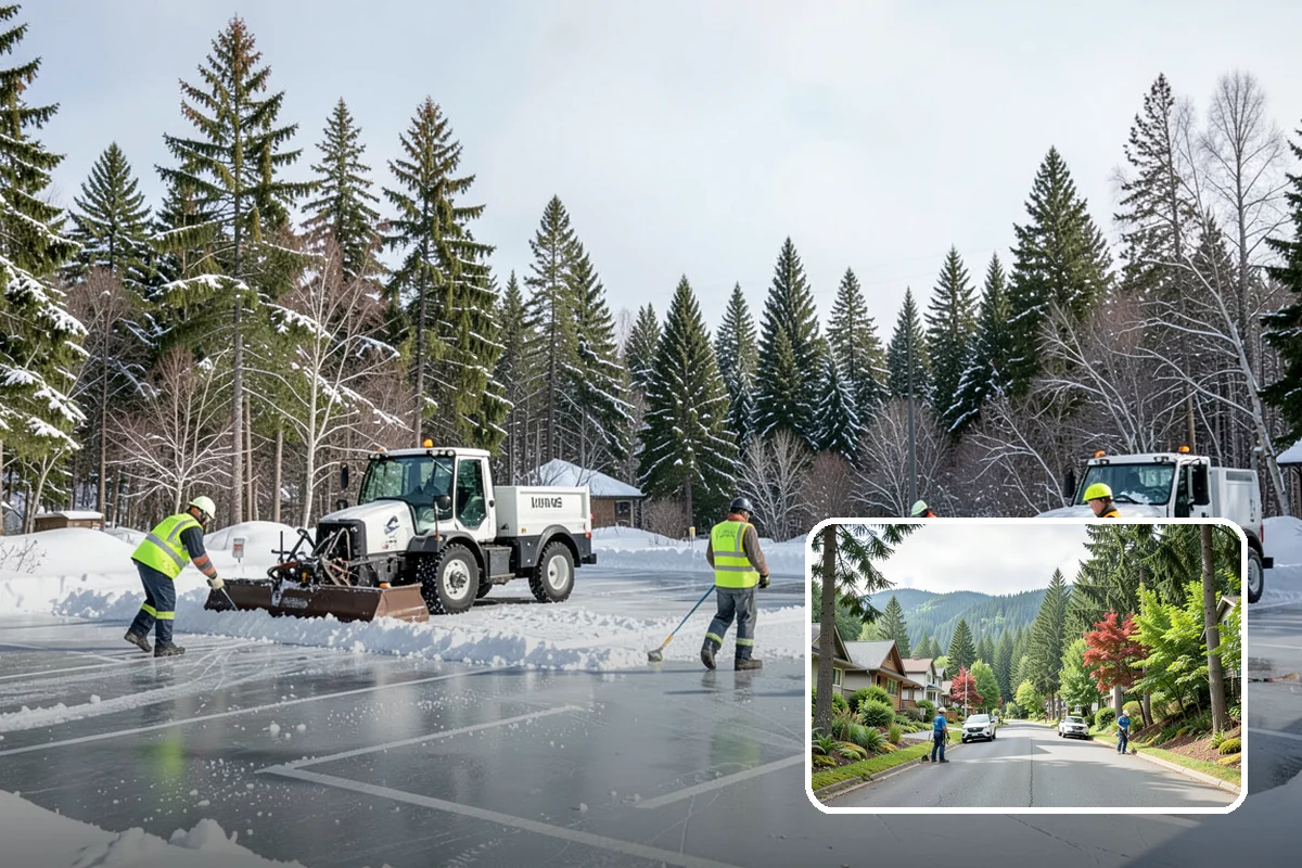 Retail Snow Hauling in Darrington, Snohomish County, WA - Keeps storefronts visible and parking fully open