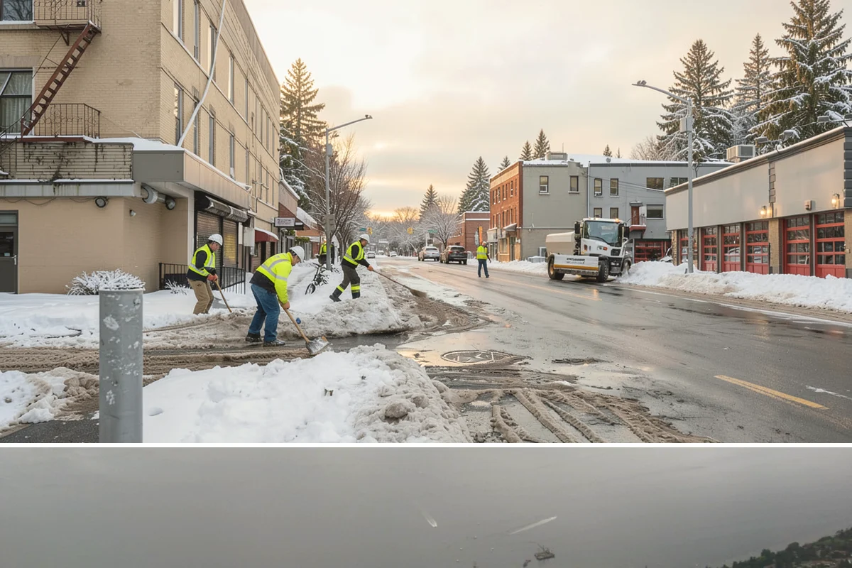 Retail Snow Hauling in Des Moines, King County, WA - Retail hauling is best done after accumulation builds or when repeated freezes turn storefront piles into lasting ice.