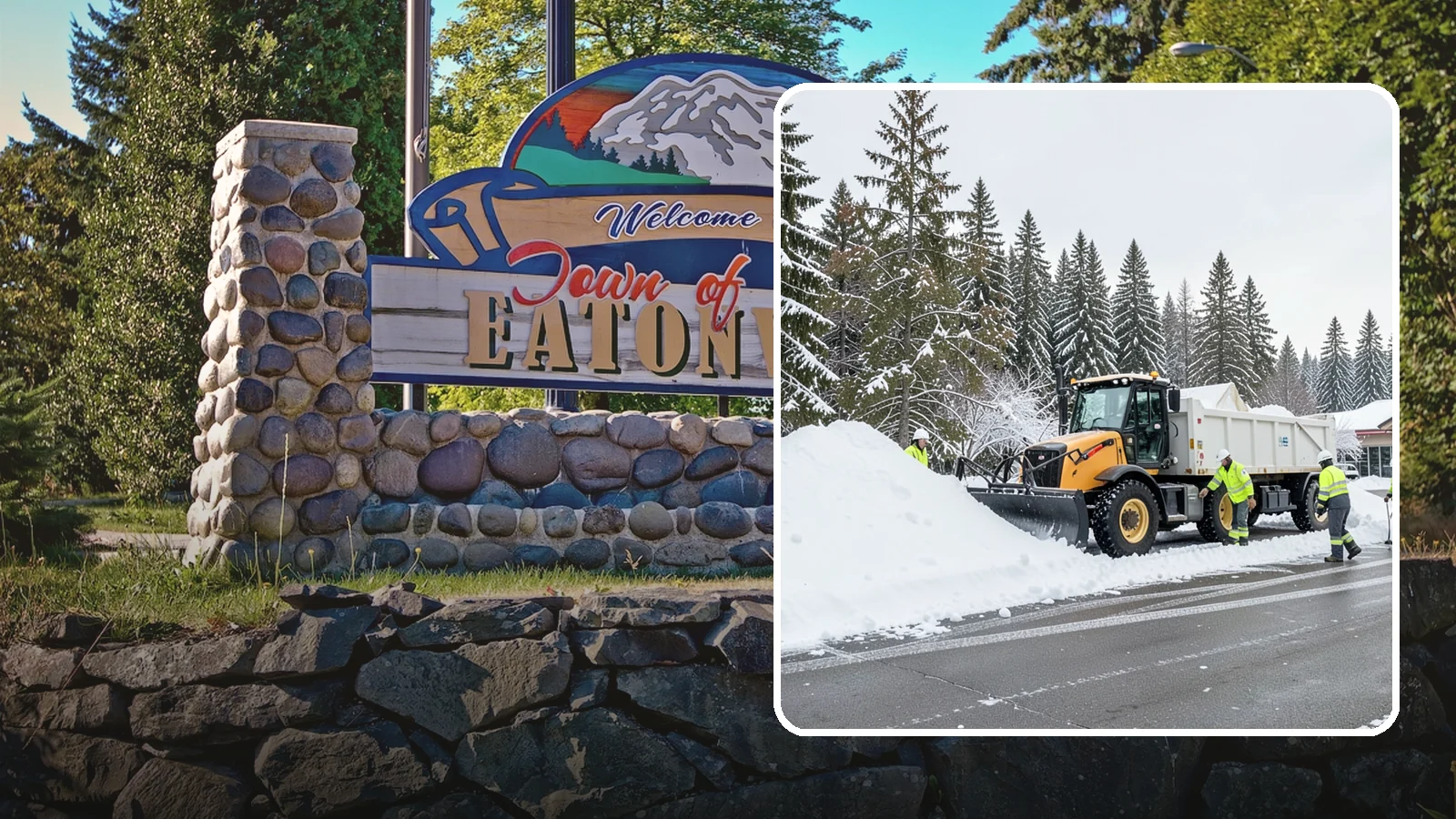 Retail Snow Hauling in Eatonville, Pierce County, WA - We haul snow away from retail storefronts and lots so customer parking and entrances stay open and inviting.