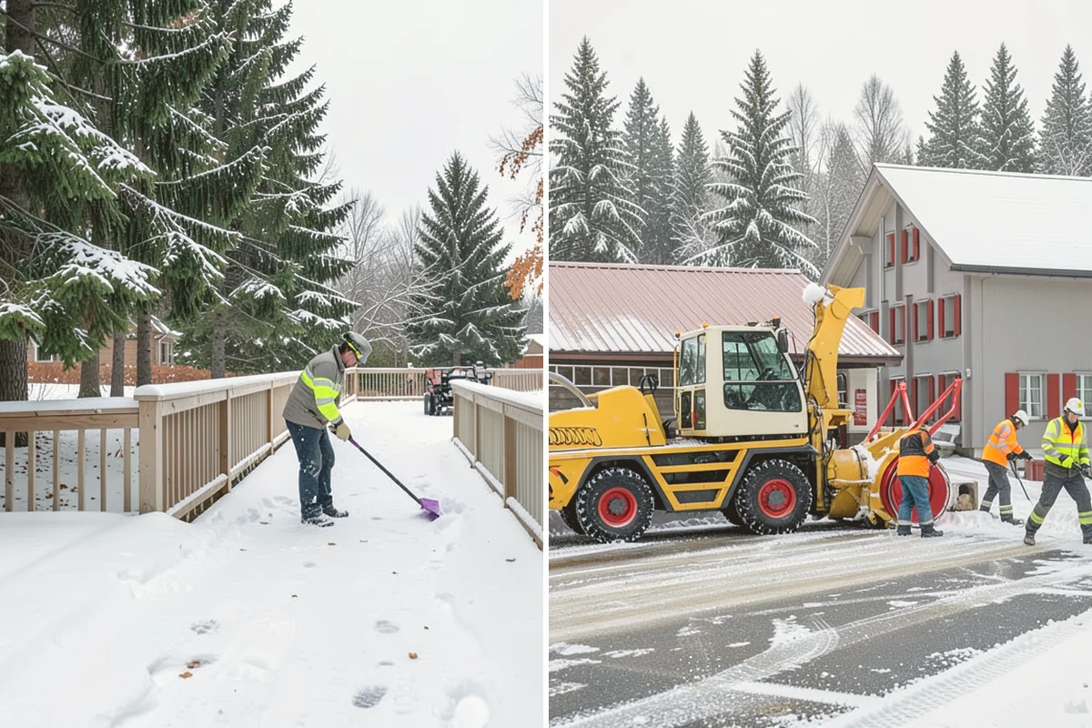 Retail Snow Hauling in Eatonville, Pierce County, WA - We identify piles blocking parking and storefront views