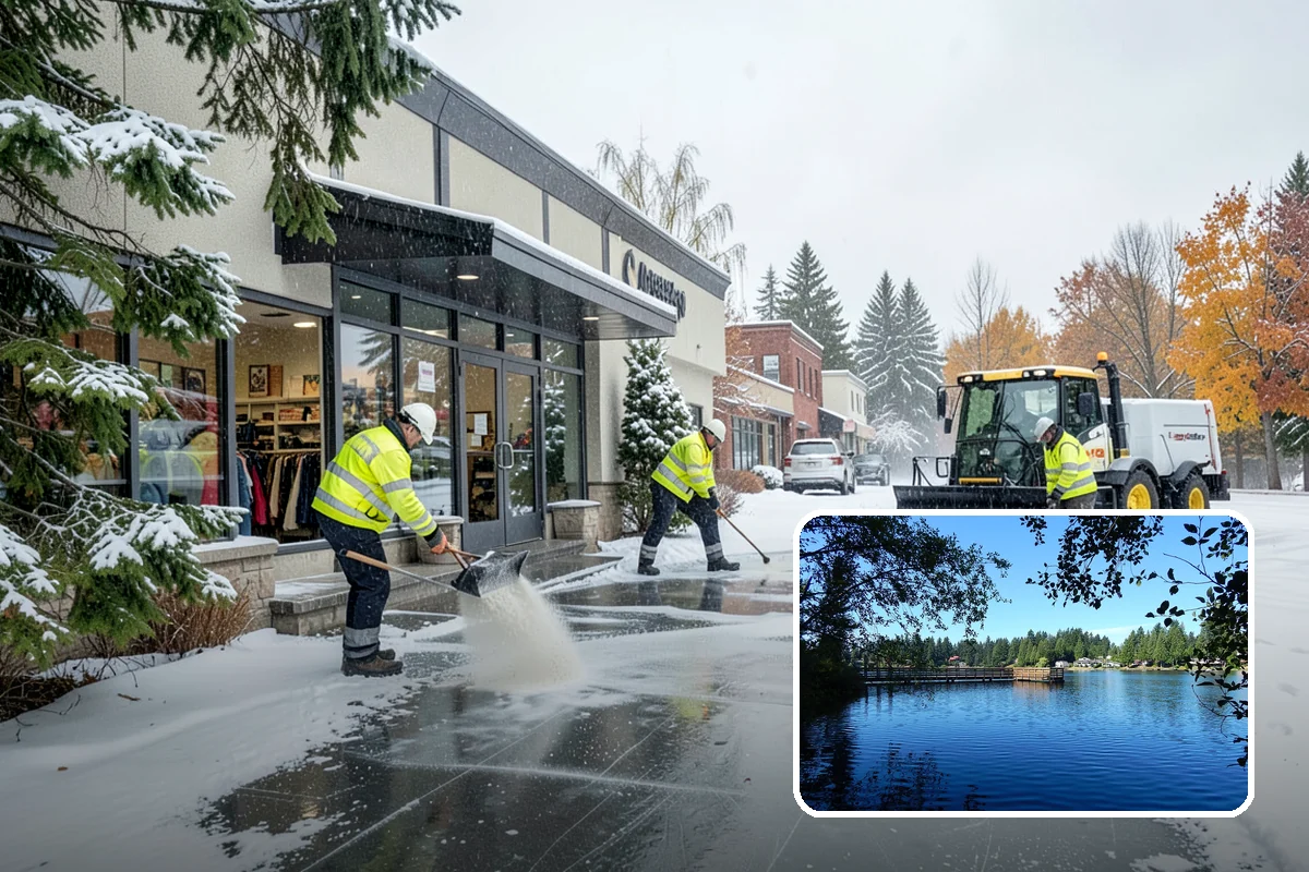 Retail Snow Hauling in Federal Way, King County, WA - Keeps storefronts visible and parking fully open