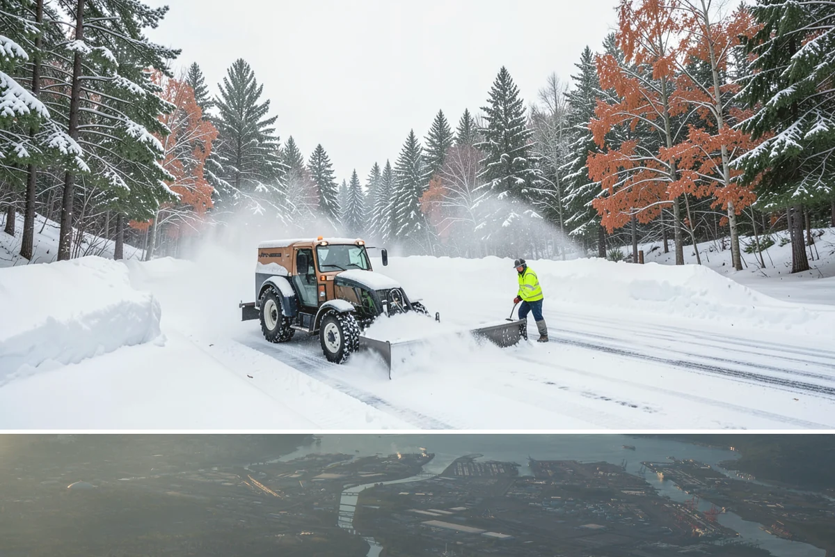 Retail Snow Hauling in Fife, Pierce County, WA - Retail hauling is best done after accumulation builds or when repeated freezes turn storefront piles into lasting ice.