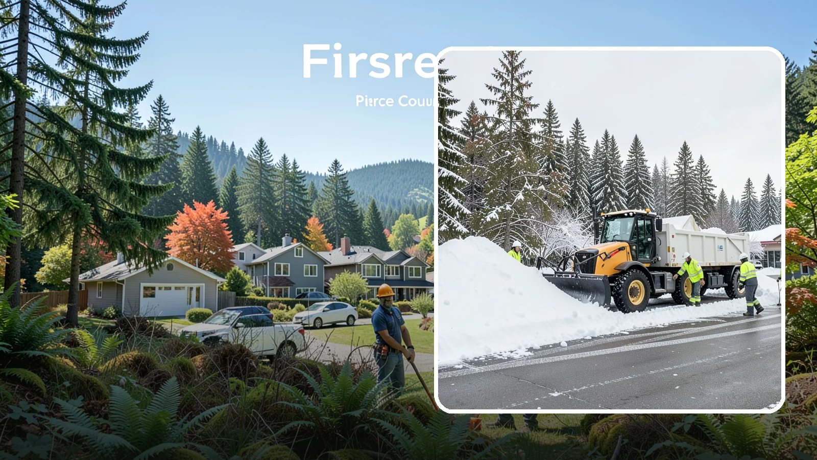 Retail Snow Hauling in Fircrest, Pierce County, WA - We haul snow away from retail storefronts and lots so customer parking and entrances stay open and inviting.