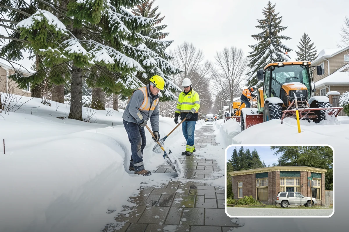 Retail Snow Hauling in Hamilton, Skagit County, WA - Keeps storefronts visible and parking fully open