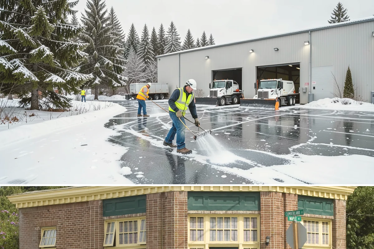 Retail Snow Hauling in Hamilton, Skagit County, WA - Retail hauling is best done after accumulation builds or when repeated freezes turn storefront piles into lasting ice.
