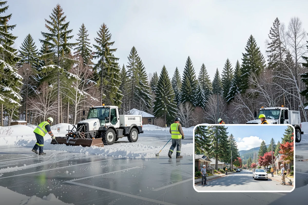 Retail Snow Hauling in Hunts Point, King County, WA - Keeps storefronts visible and parking fully open
