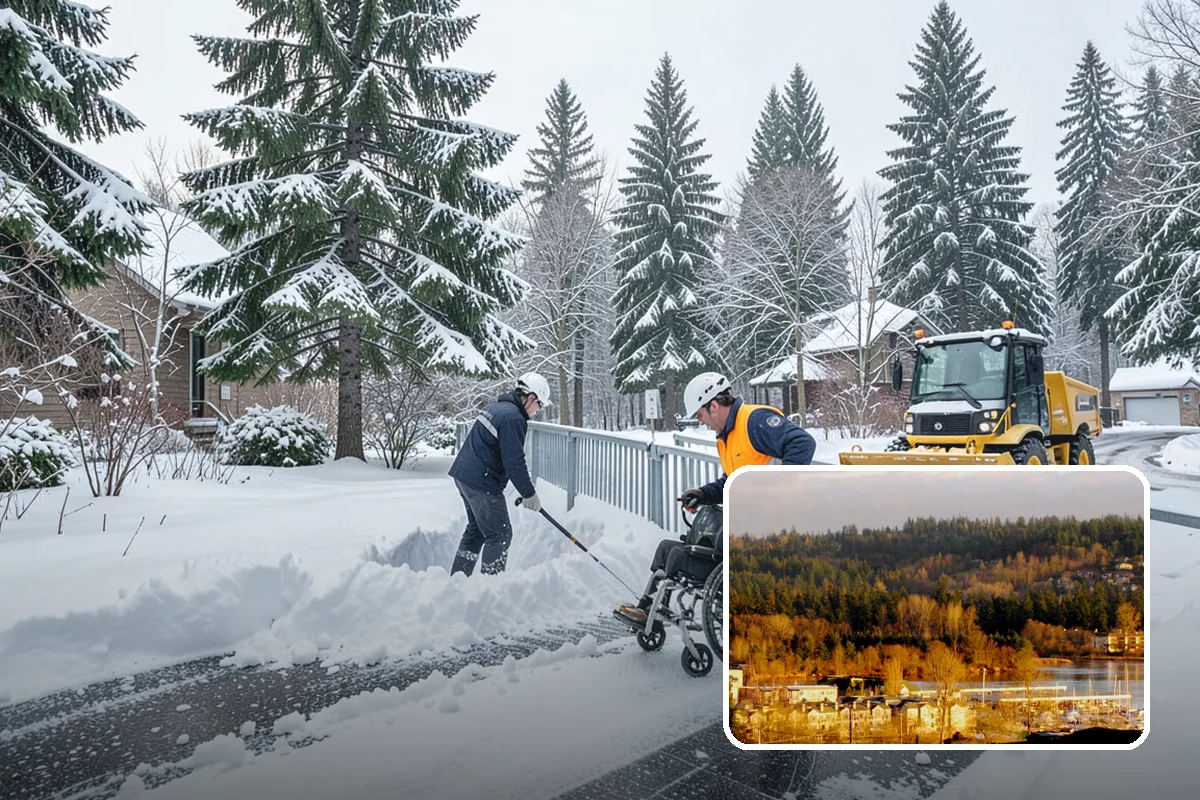 Retail Snow Hauling in Kenmore, King County, WA - Keeps storefronts visible and parking fully open