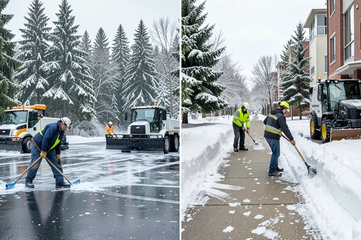 Retail Snow Hauling in Kenmore, King County, WA - We identify piles blocking parking and storefront views