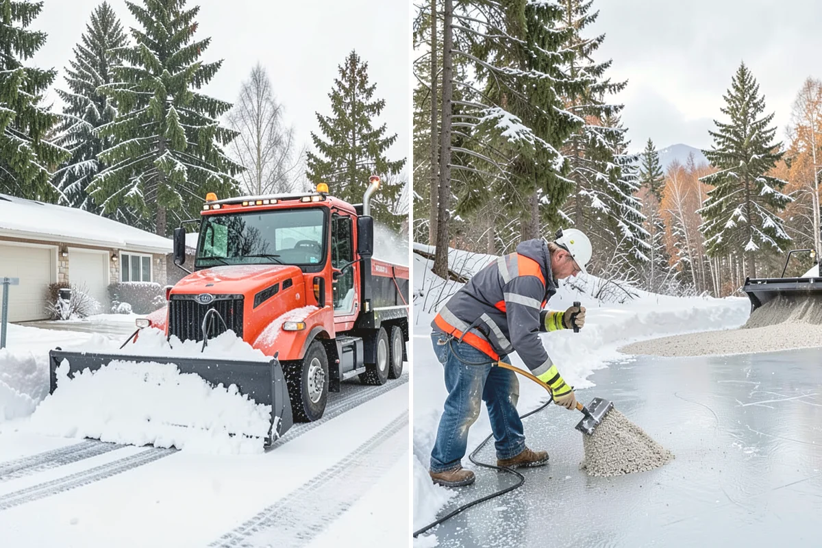 Retail Snow Hauling in Lake Stevens, Snohomish County, WA - We identify piles blocking parking and storefront views