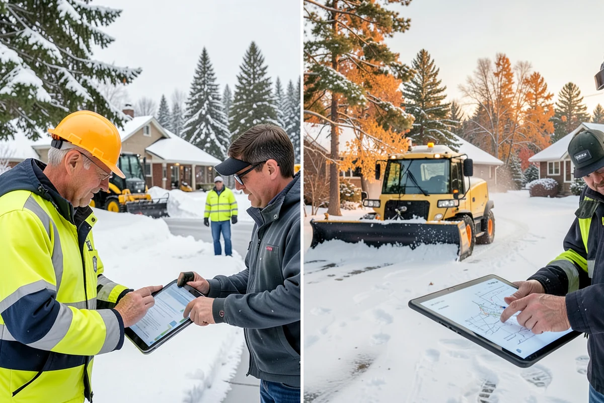 Retail Snow Hauling in Lakewood, Pierce County, WA - We identify piles blocking parking and storefront views