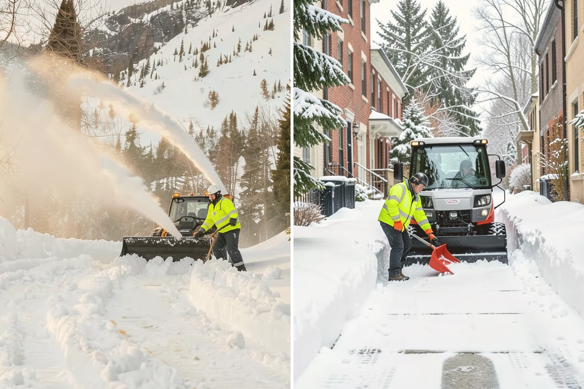 Retail Snow Hauling in Langley, Island County, WA - We identify piles blocking parking and storefront views