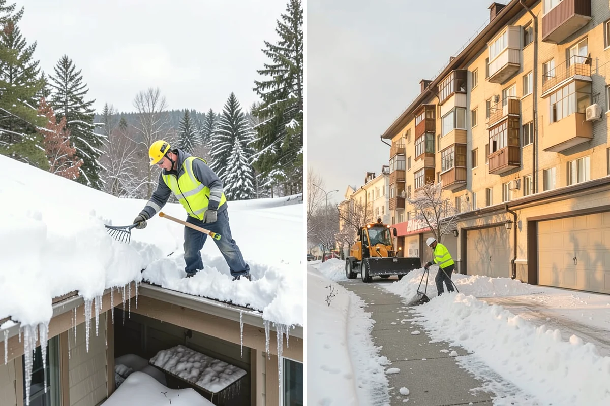 Retail Snow Hauling in Mercer Island, King County, WA - We identify piles blocking parking and storefront views