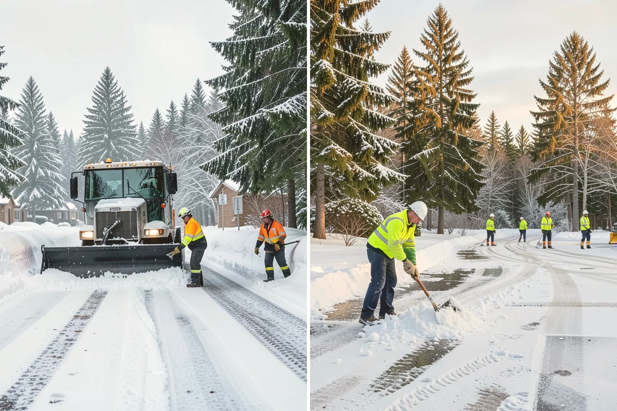 Retail Snow Hauling in Milton, King County, WA - We identify piles blocking parking and storefront views