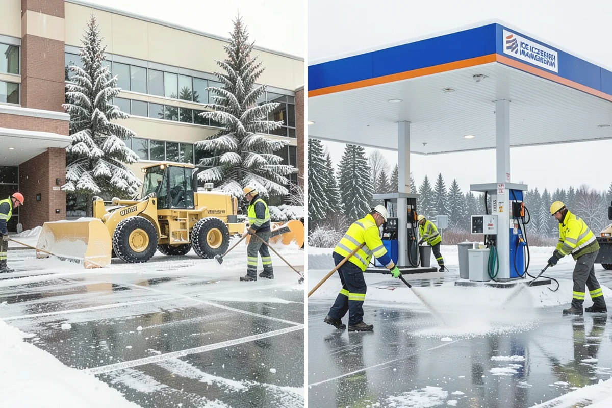 Retail Snow Hauling in Mountlake Terrace, Snohomish County, WA - We identify piles blocking parking and storefront views