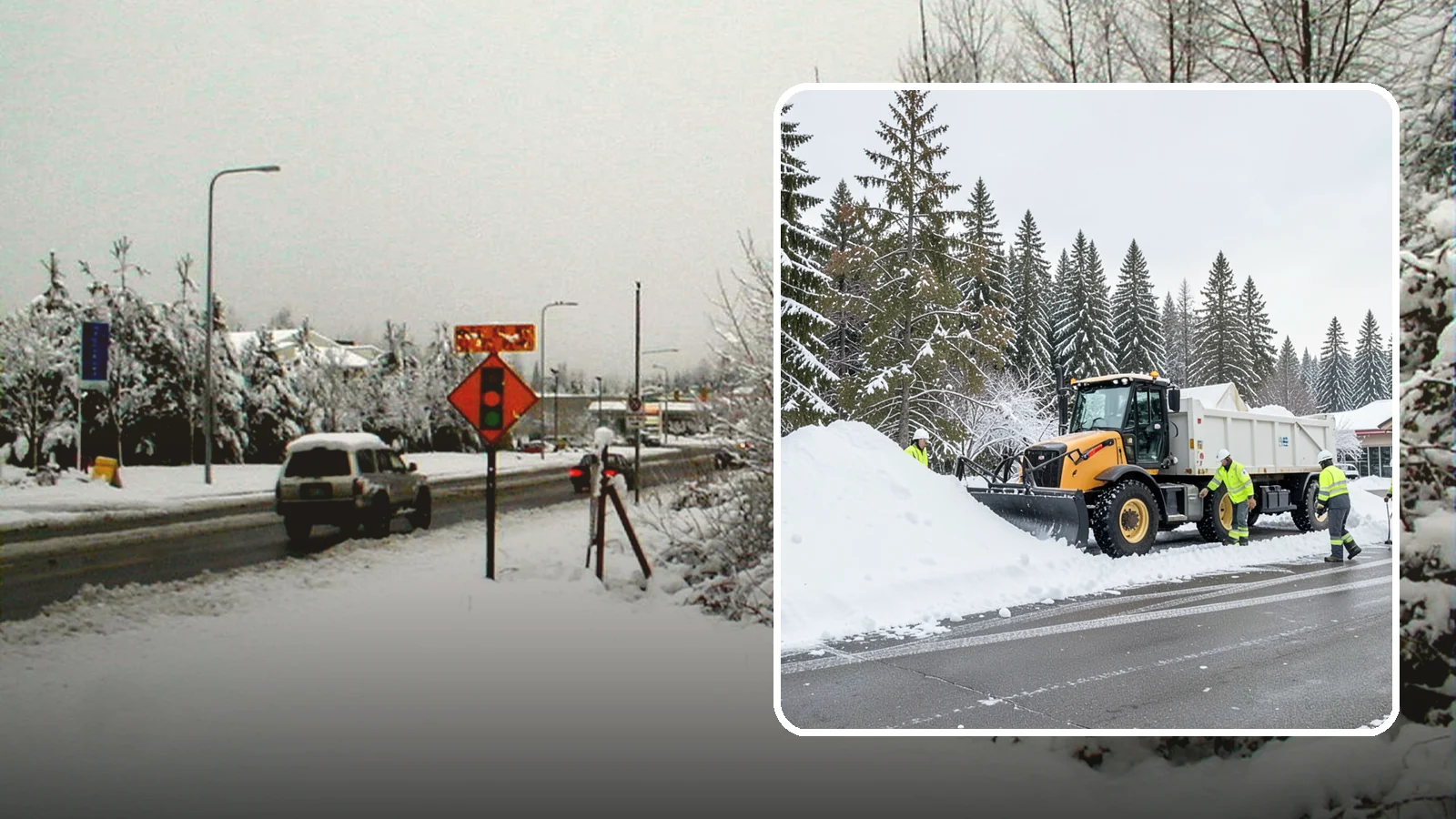 Retail Snow Hauling in Newcastle, King County, WA - We haul snow away from retail storefronts and lots so customer parking and entrances stay open and inviting.
