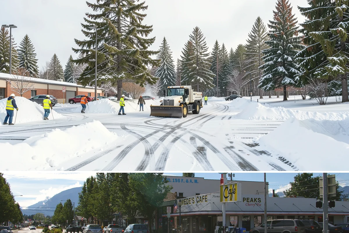 Retail Snow Hauling in North Bend, King County, WA - Retail hauling is best done after accumulation builds or when repeated freezes turn storefront piles into lasting ice.