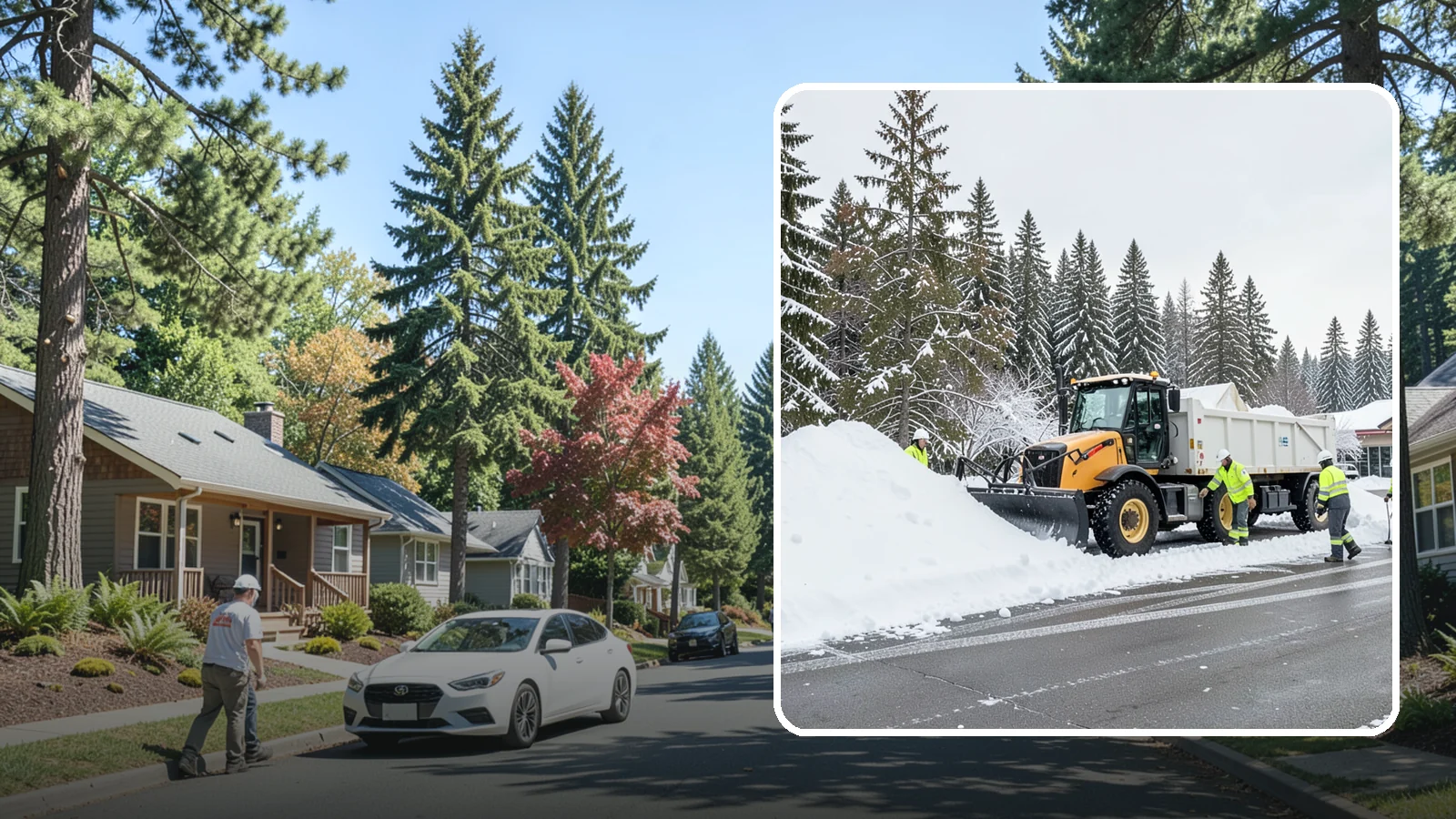 Retail Snow Hauling in Orting, Pierce County, WA - We haul snow away from retail storefronts and lots so customer parking and entrances stay open and inviting.