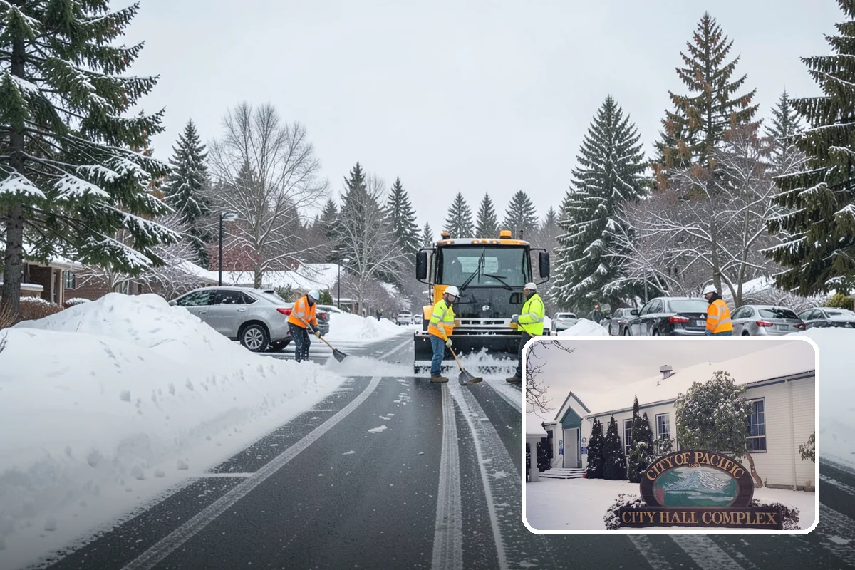 Retail Snow Hauling in Pacific, King County, WA - Keeps storefronts visible and parking fully open