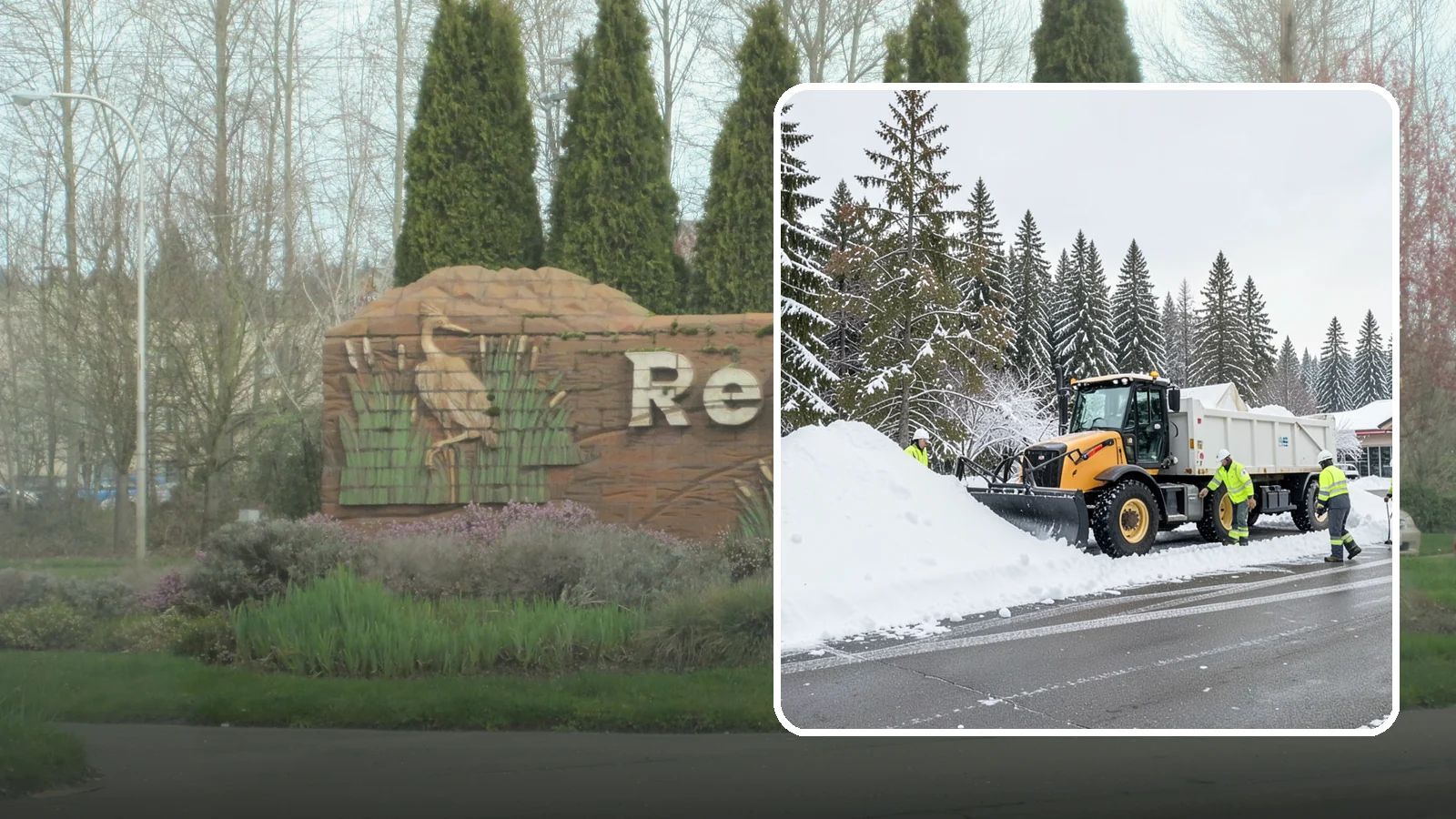 Retail Snow Hauling in Renton, King County, WA - We haul snow away from retail storefronts and lots so customer parking and entrances stay open and inviting.