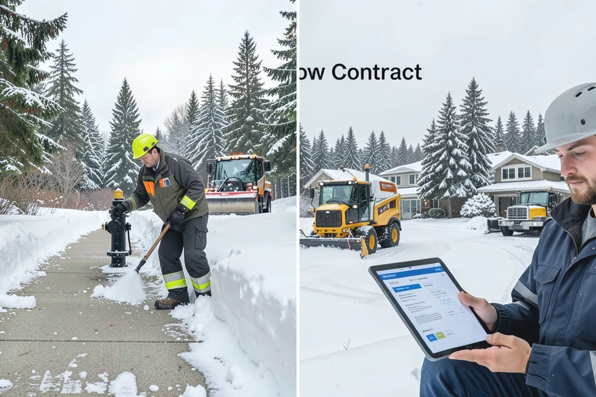 Retail Snow Hauling in Renton, King County, WA - We identify piles blocking parking and storefront views