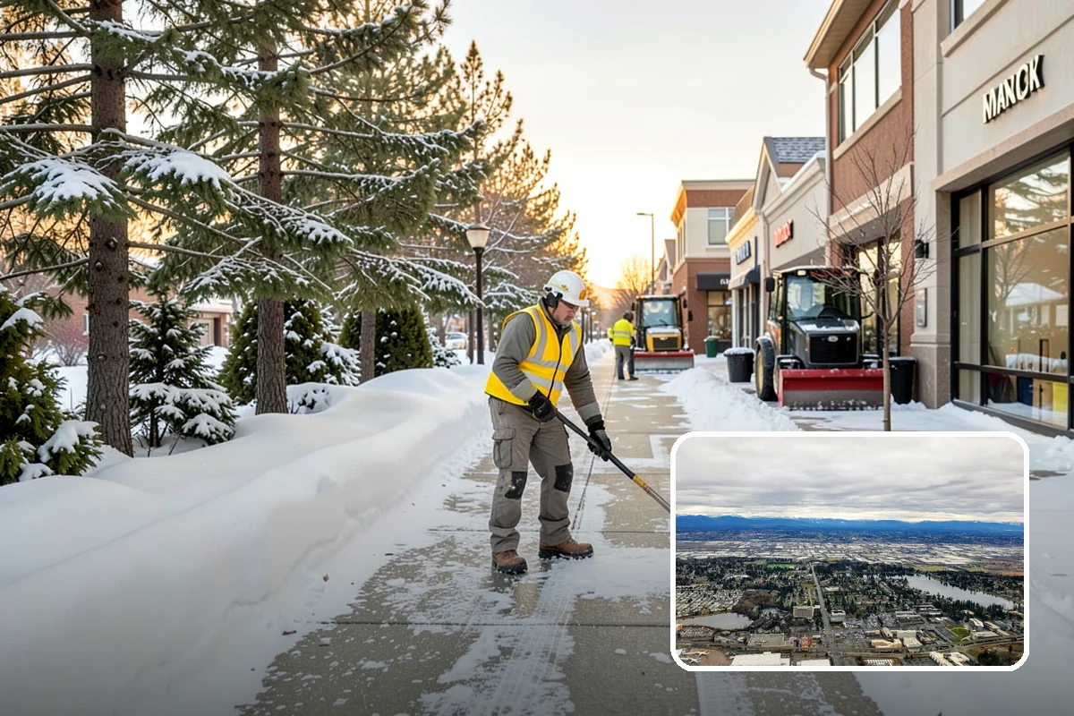 Retail Snow Hauling in SeaTac, King County, WA - Keeps storefronts visible and parking fully open