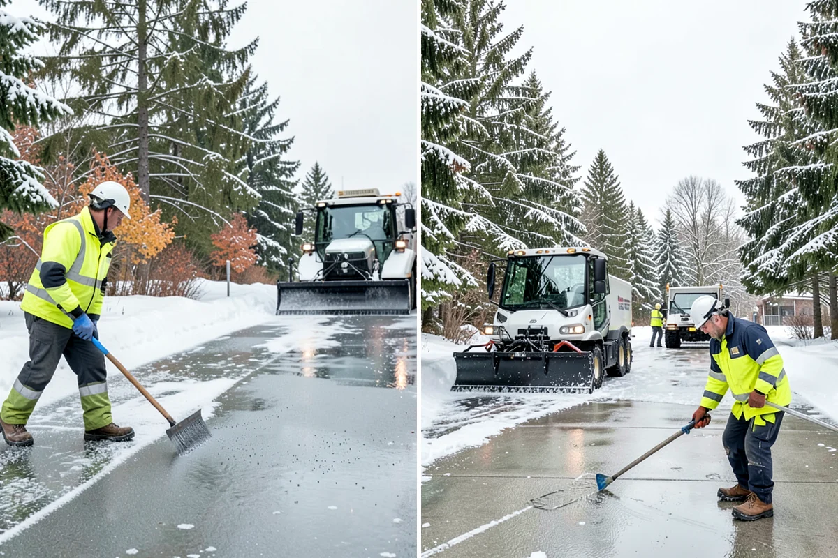 Retail Snow Hauling in Seattle, King County, WA - We identify piles blocking parking and storefront views