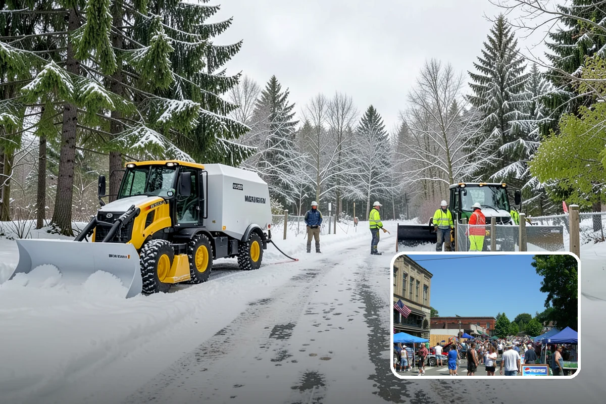 Retail Snow Hauling in Snohomish, Snohomish County, WA - Keeps storefronts visible and parking fully open