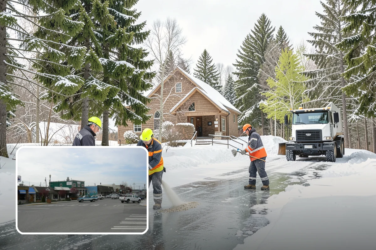 Retail Snow Hauling in Stanwood, Snohomish County, WA - Keeps storefronts visible and parking fully open