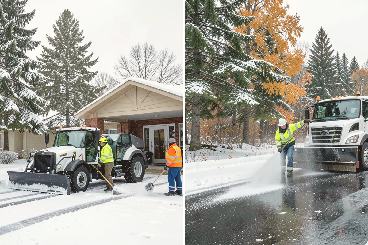 Retail Snow Hauling in Stanwood, Snohomish County, WA - We identify piles blocking parking and storefront views