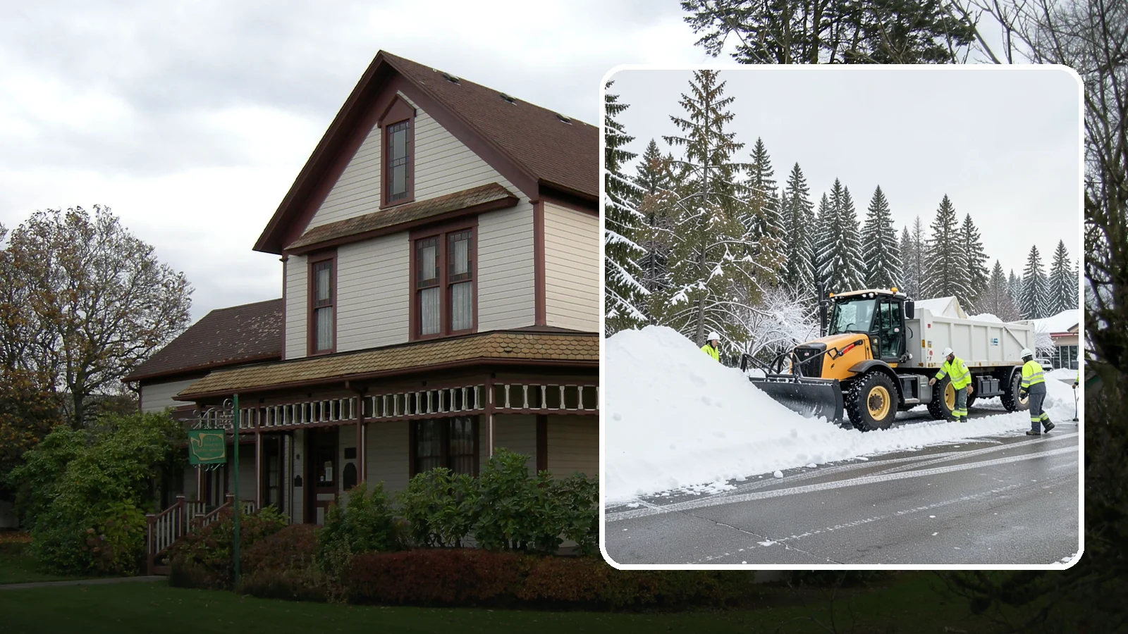 Retail Snow Hauling in Sumner, Pierce County, WA - We haul snow away from retail storefronts and lots so customer parking and entrances stay open and inviting.
