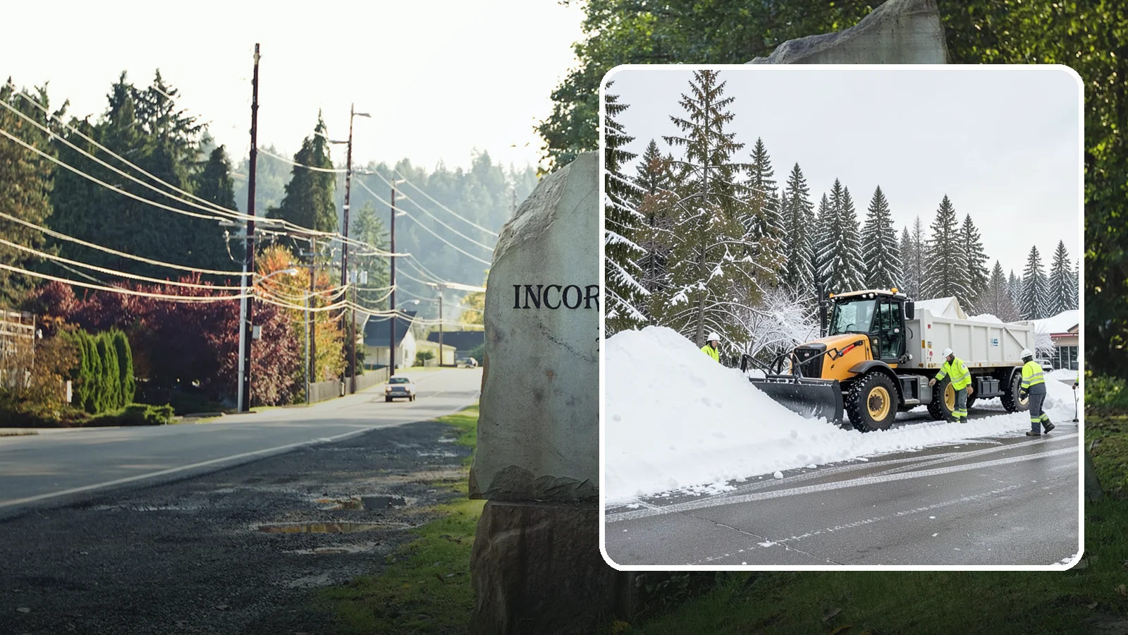 Retail Snow Hauling in Wilkeson, Pierce County, WA - We haul snow away from retail storefronts and lots so customer parking and entrances stay open and inviting.