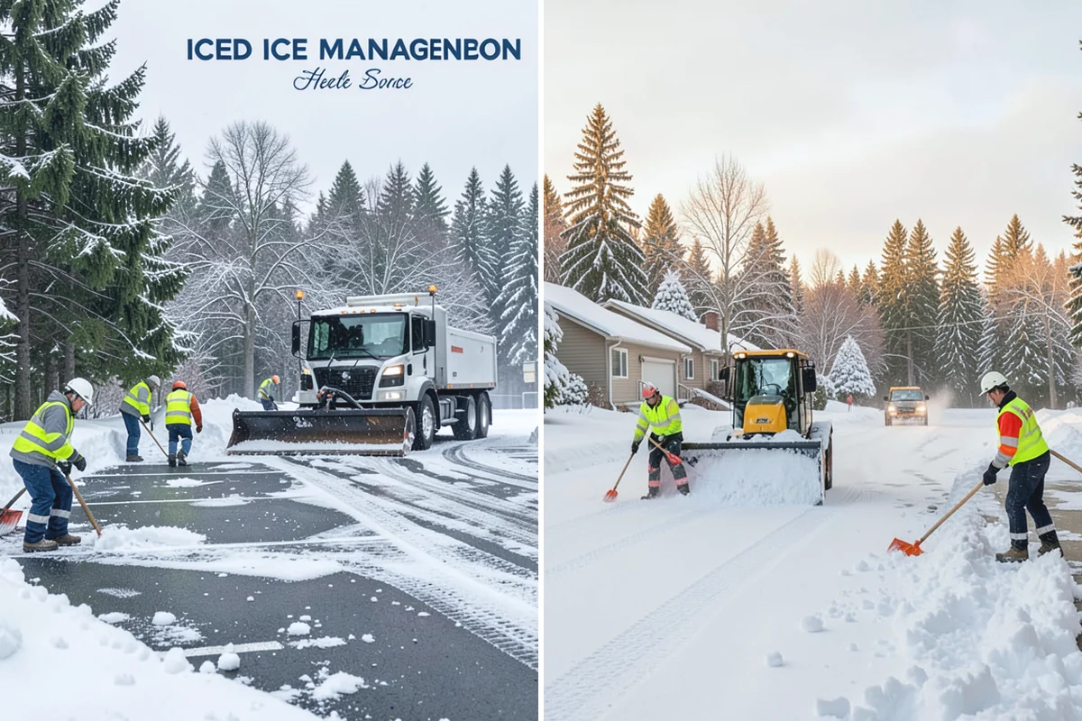Retail Snow Hauling in Wilkeson, Pierce County, WA - We identify piles blocking parking and storefront views