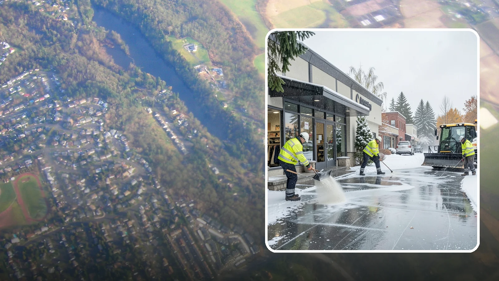Retail Store Deicing in Algona, King County, WA - Storefront-focused deicing that keeps entrances, cart corrals, and customer walkways safe and inviting when freezing rain hits a...