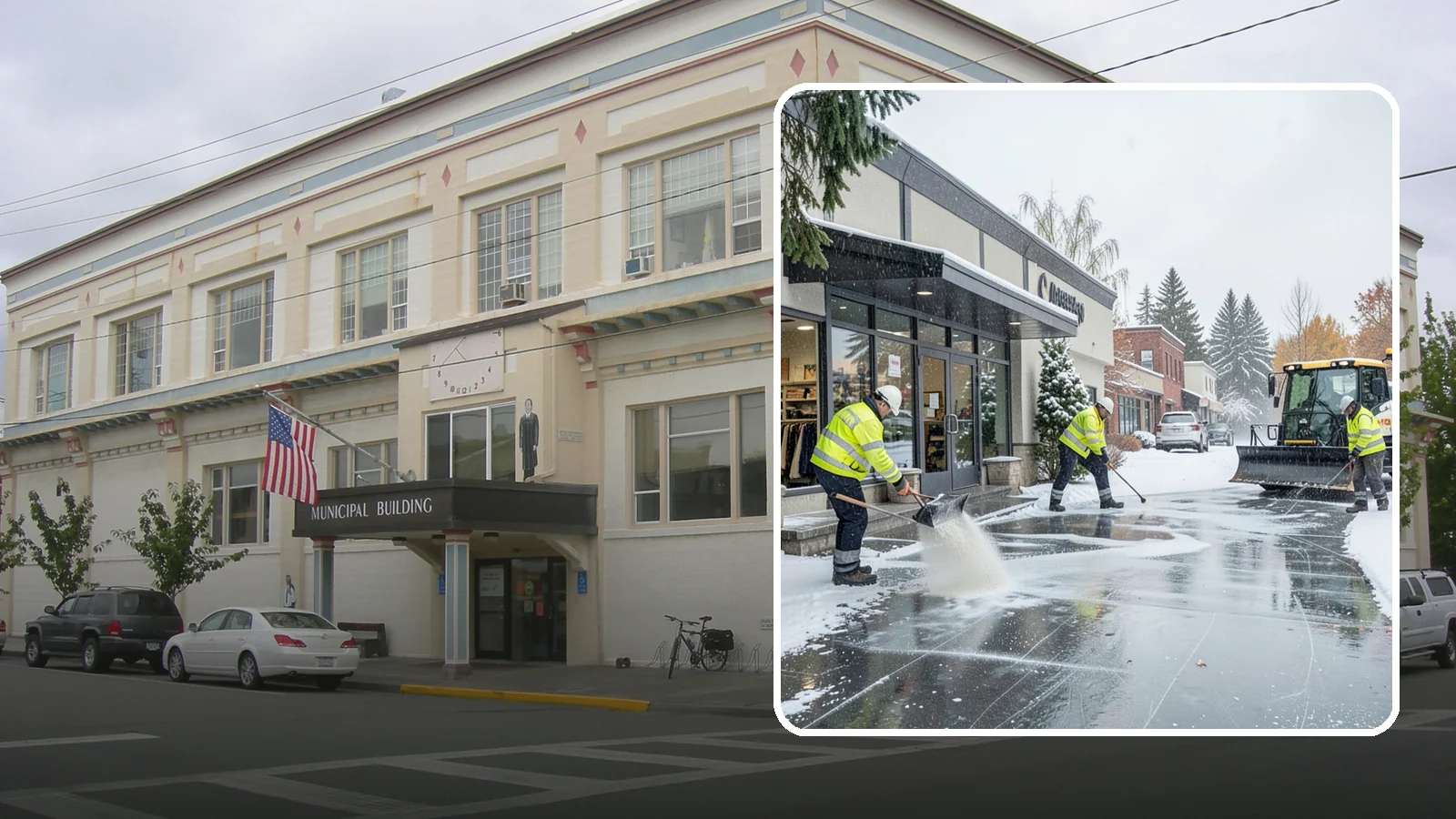 Retail Store Deicing in Anacortes, Skagit County, WA - Storefront-focused deicing that keeps entrances, cart corrals, and customer walkways safe and inviting when freezing rain hits a...