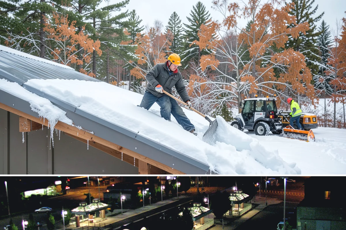 Retail Store Deicing in Auburn, King County, WA - Deicing runs through the winter retail season, peaking during the freezing-rain mornings that coincide with weekend and holiday...