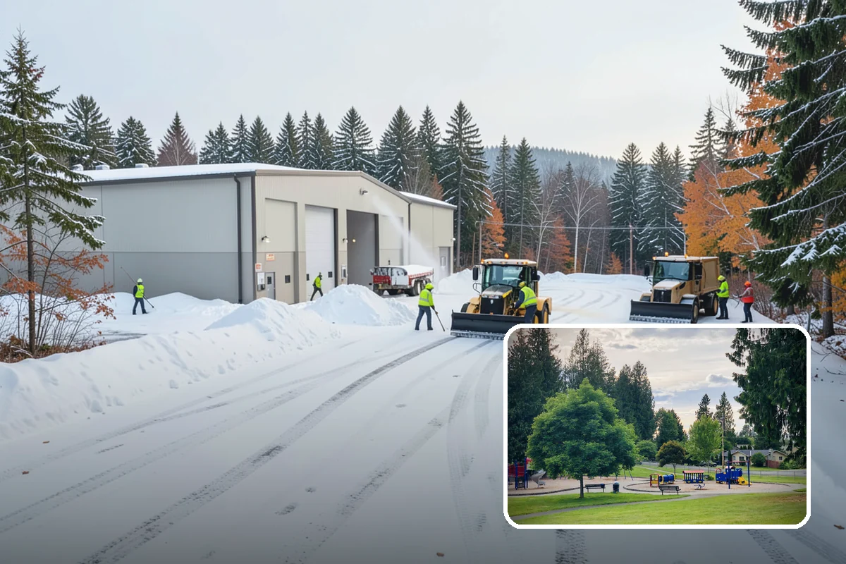 Retail Store Deicing in Bonney Lake, Pierce County, WA - Keeps customers arriving safely and shopping longer
